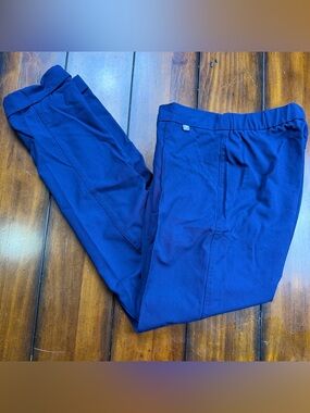FIGS High-Waisted Yola Skinny Scrub Pants – Navy Blue (Style #TW2005)
